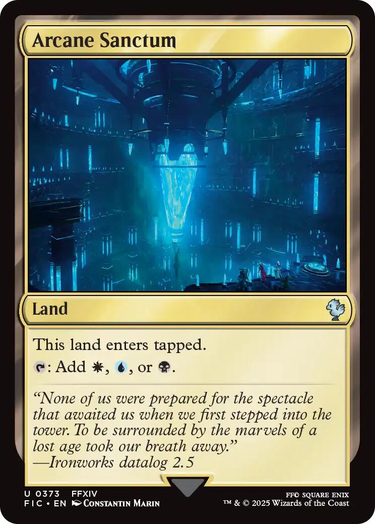 Arcane Sanctum (Surge Foil) [FINAL FANTASY Commander] | Exor Games Dartmouth