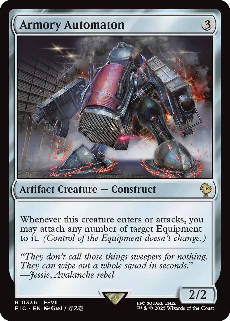 Armory Automaton (Surge Foil) [FINAL FANTASY Commander] | Exor Games Dartmouth