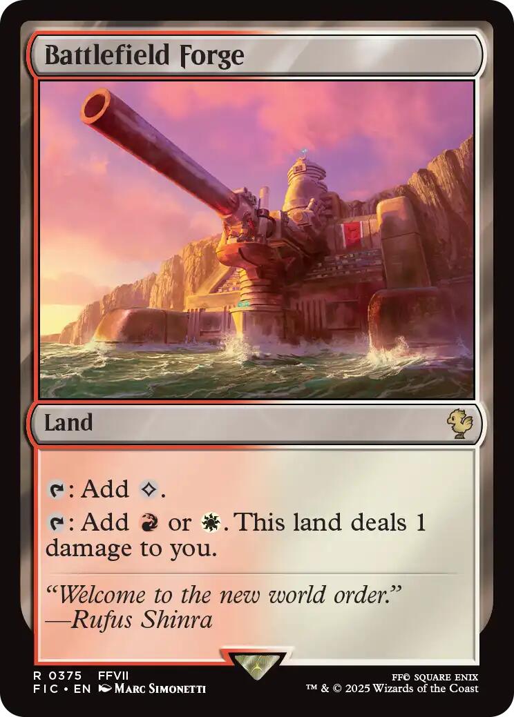 Battlefield Forge (Surge Foil) [FINAL FANTASY Commander] | Exor Games Dartmouth