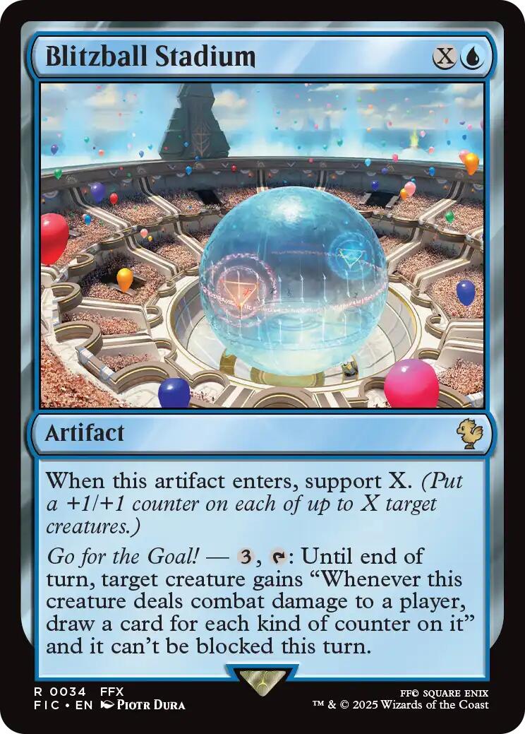 Blitzball Stadium (Surge Foil) [FINAL FANTASY Commander] | Exor Games Dartmouth