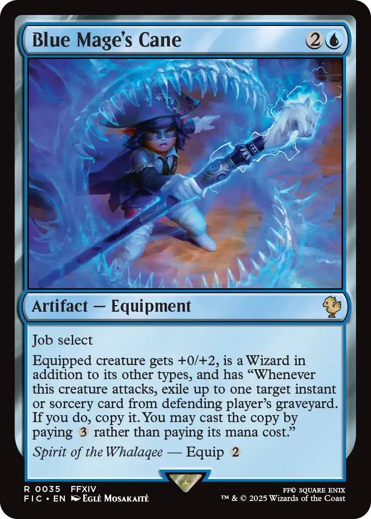 Blue Mage's Cane (Surge Foil) [FINAL FANTASY Commander] | Exor Games Dartmouth