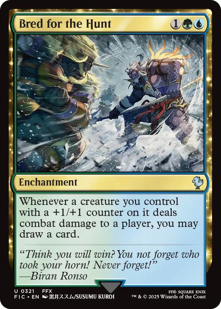 Bred for the Hunt (Surge Foil) [FINAL FANTASY Commander] | Exor Games Dartmouth