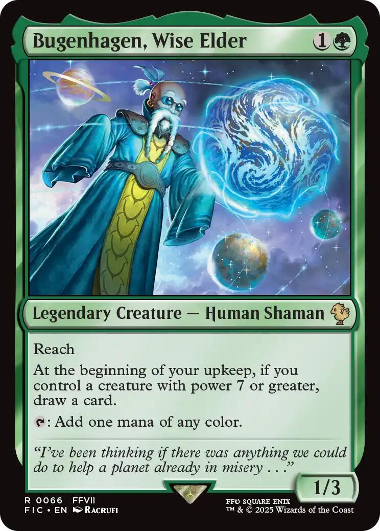 Bugenhagen, Wise Elder (Surge Foil) [FINAL FANTASY Commander] | Exor Games Dartmouth