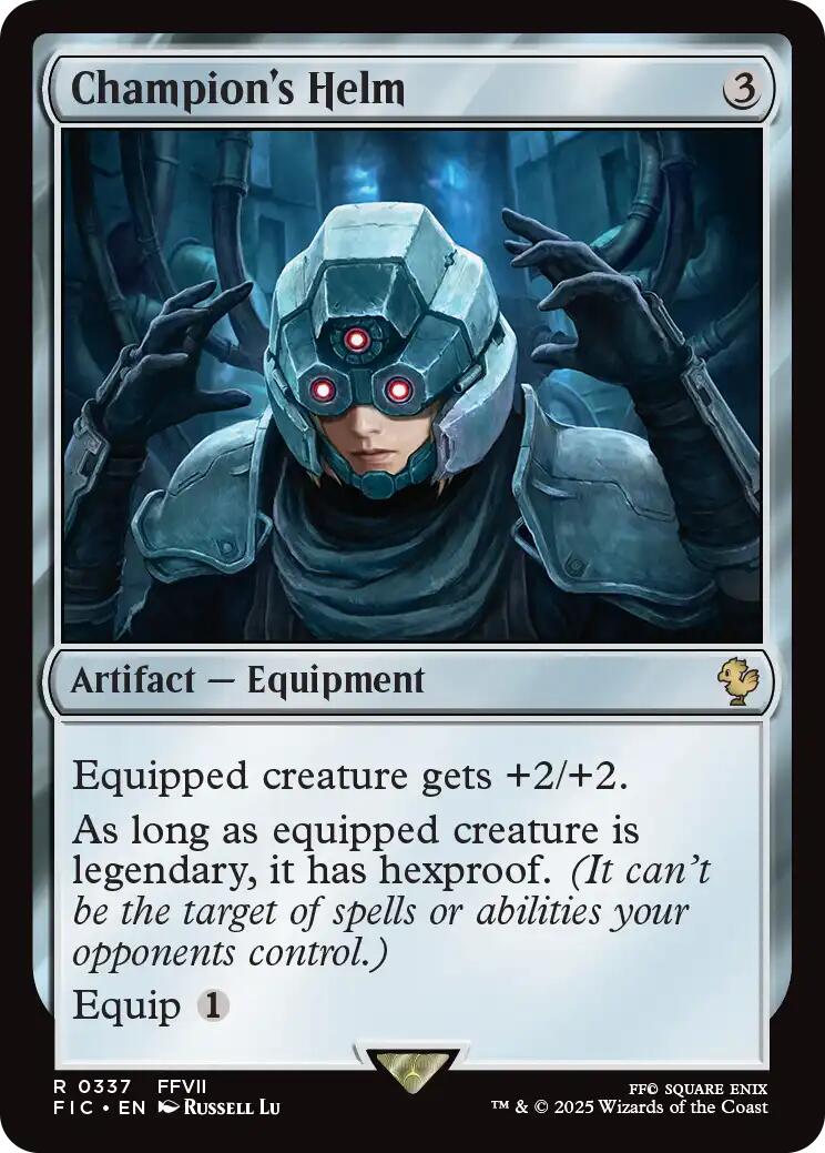 Champion's Helm (Surge Foil) [FINAL FANTASY Commander] | Exor Games Dartmouth