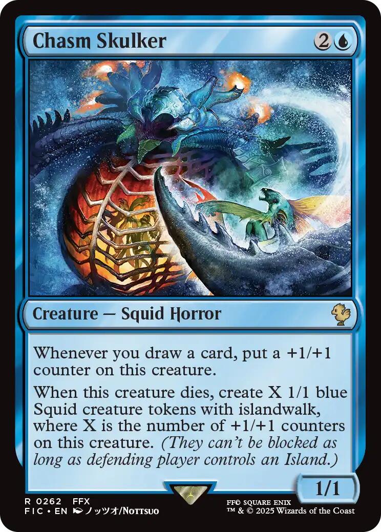 Chasm Skulker (Surge Foil) [FINAL FANTASY Commander] | Exor Games Dartmouth