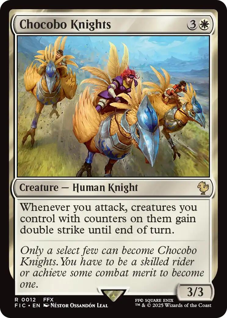Chocobo Knights (Surge Foil) [FINAL FANTASY Commander] | Exor Games Dartmouth