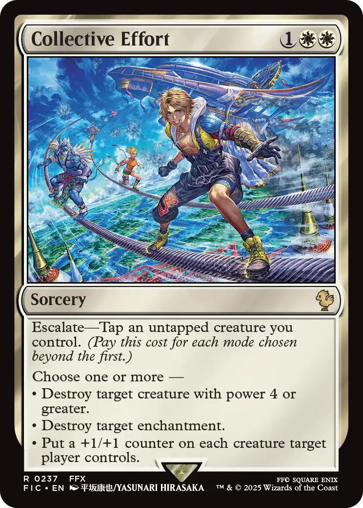 Collective Effort (Surge Foil) [FINAL FANTASY Commander] | Exor Games Dartmouth