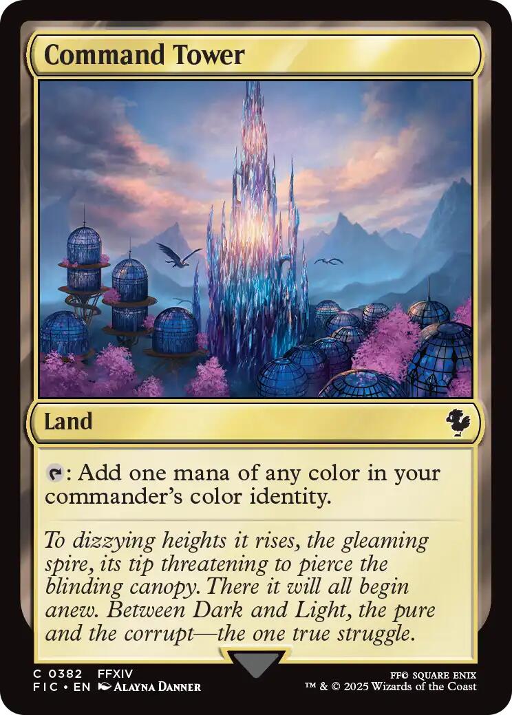 Command Tower (0382) (Surge Foil) [FINAL FANTASY Commander] | Exor Games Dartmouth