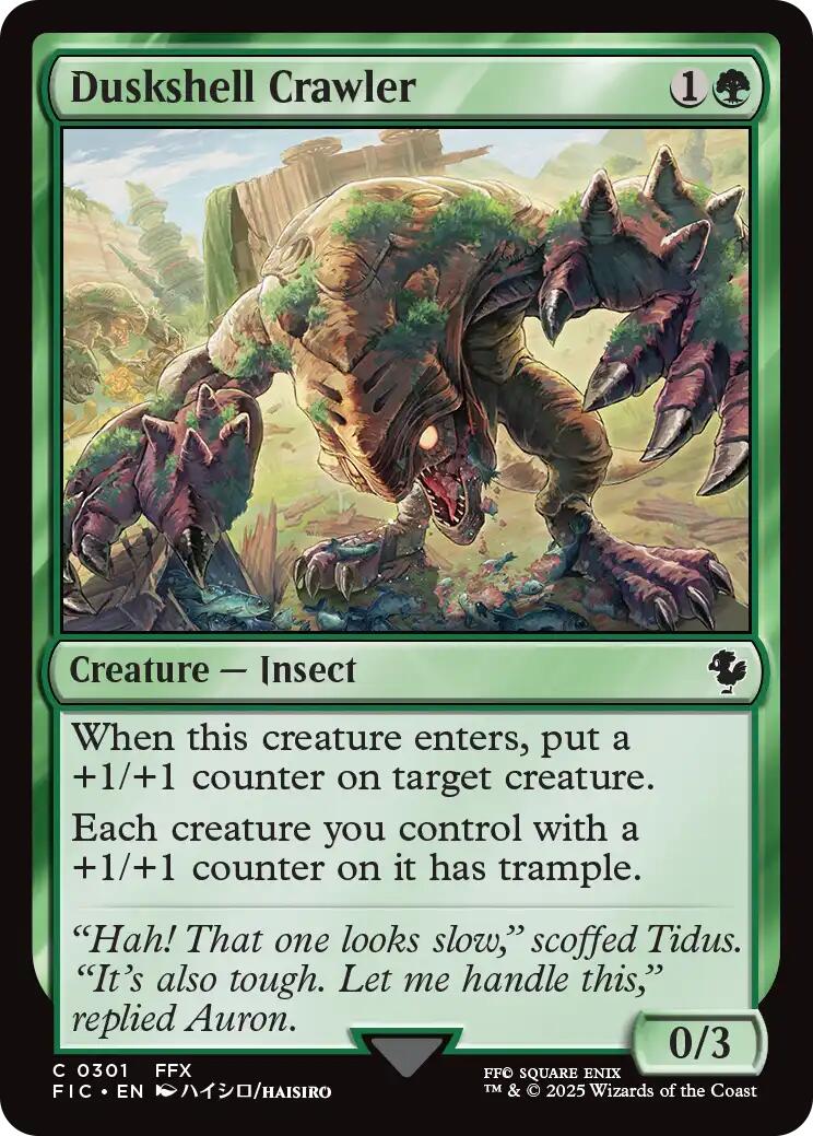 Duskshell Crawler (Surge Foil) [FINAL FANTASY Commander] | Exor Games Dartmouth