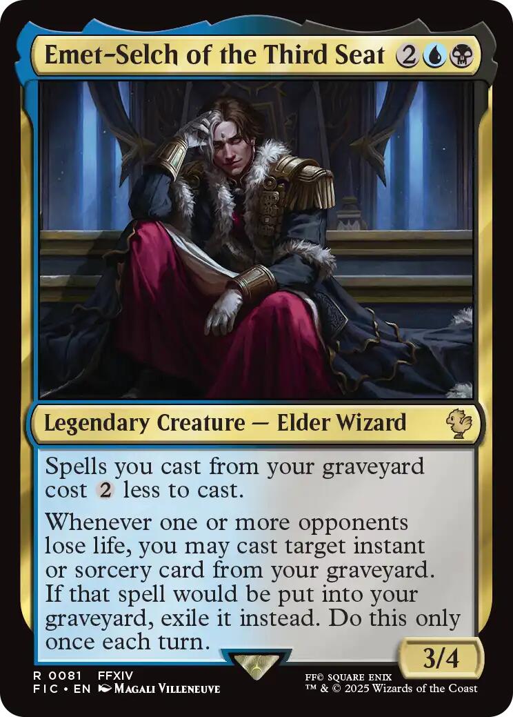 Emet-Selch of the Third Seat (Surge Foil) [FINAL FANTASY Commander] | Exor Games Dartmouth