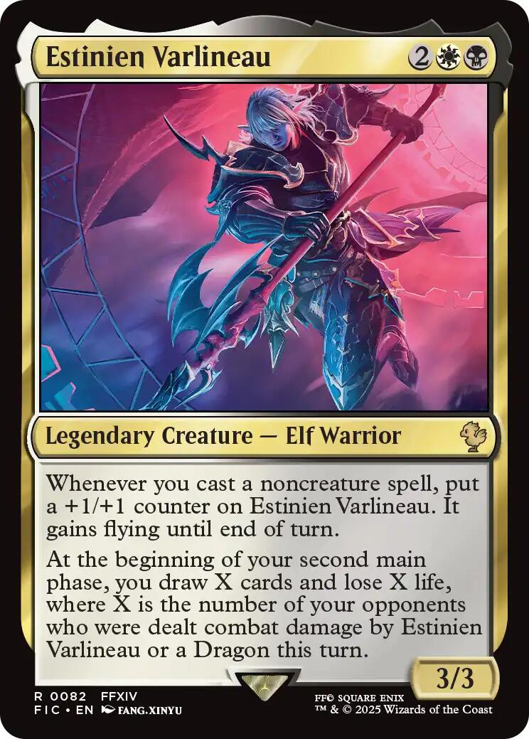 Estinien Varlineau (Surge Foil) [FINAL FANTASY Commander] | Exor Games Dartmouth