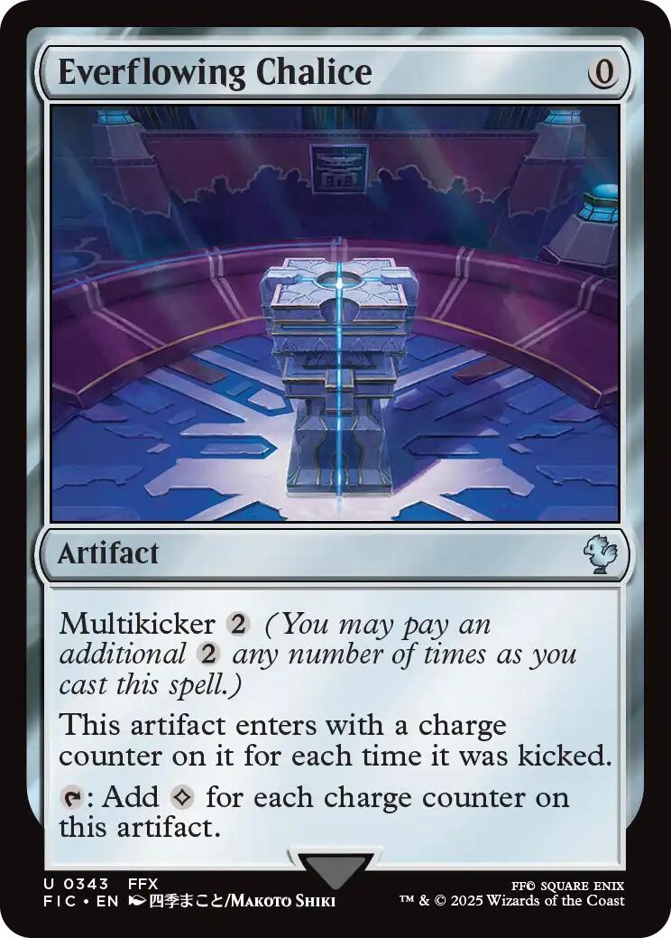 Everflowing Chalice (Surge Foil) [FINAL FANTASY Commander] | Exor Games Dartmouth