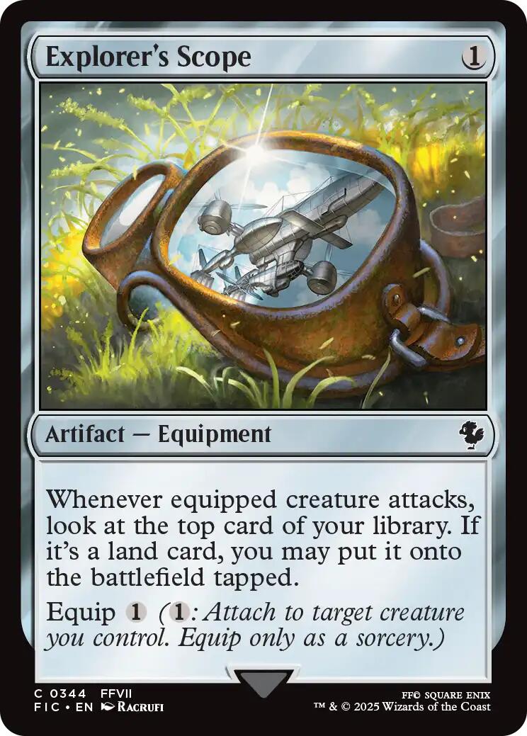 Explorer's Scope (Surge Foil) [FINAL FANTASY Commander] | Exor Games Dartmouth