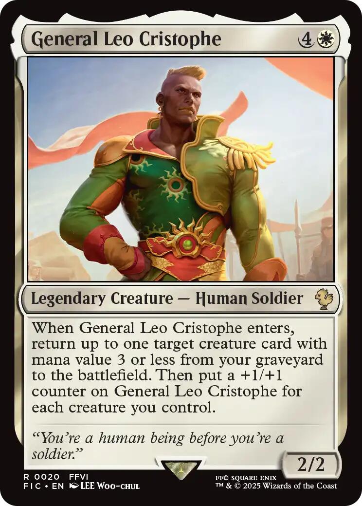 General Leo Cristophe (Surge Foil) [FINAL FANTASY Commander] | Exor Games Dartmouth