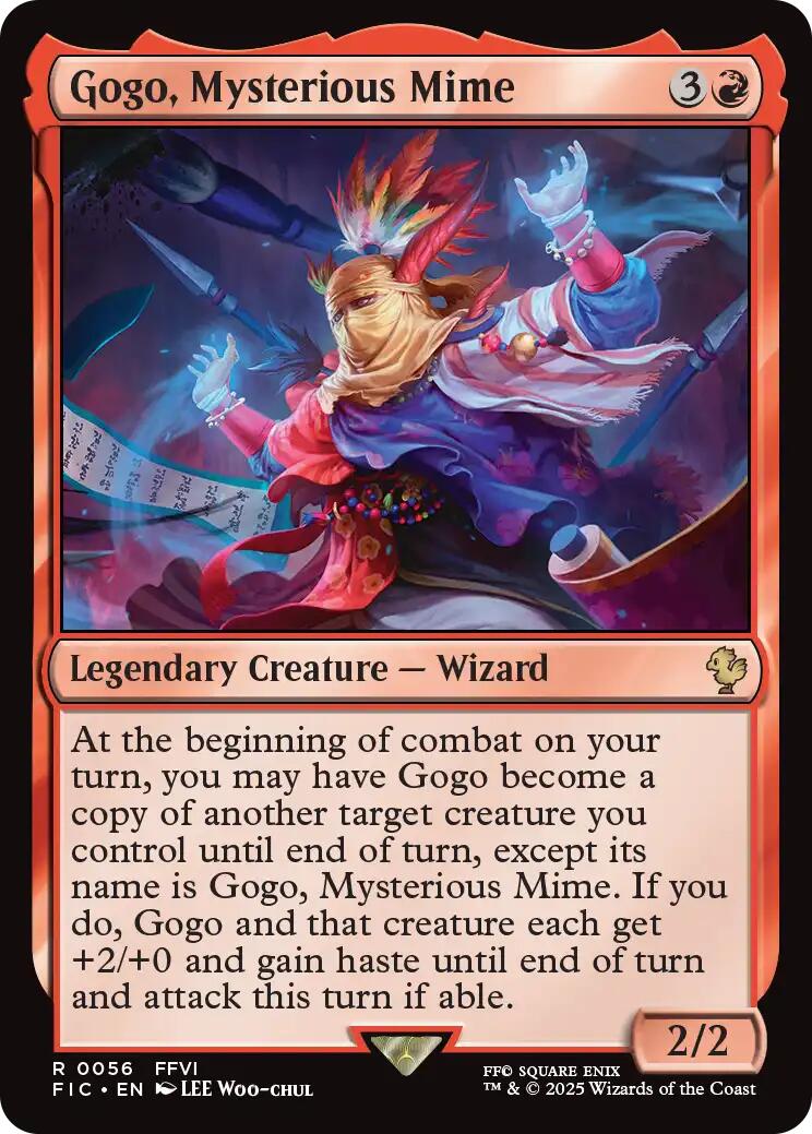Gogo, Mysterious Mime (Surge Foil) [FINAL FANTASY Commander] | Exor Games Dartmouth