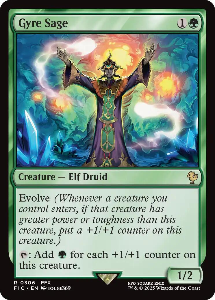 Gyre Sage (Surge Foil) [FINAL FANTASY Commander] | Exor Games Dartmouth