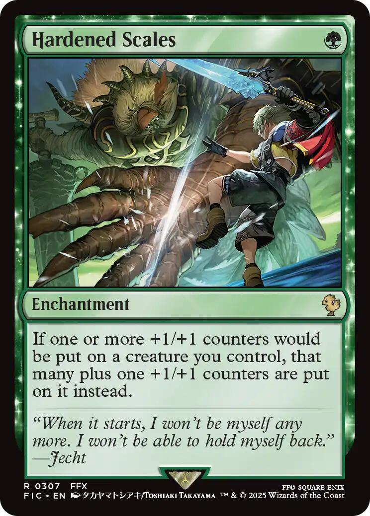 Hardened Scales (Surge Foil) [FINAL FANTASY Commander] | Exor Games Dartmouth