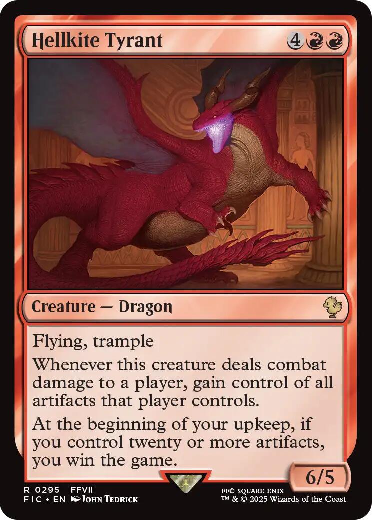 Hellkite Tyrant (Surge Foil) [FINAL FANTASY Commander] | Exor Games Dartmouth