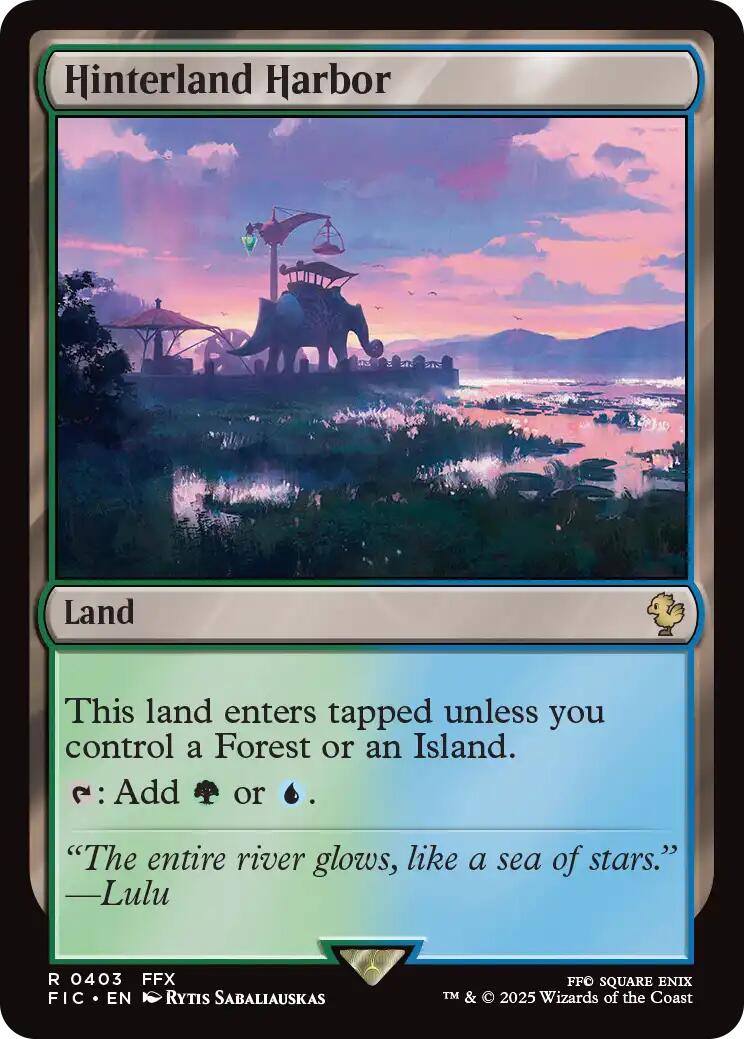 Hinterland Harbor (Surge Foil) [FINAL FANTASY Commander] | Exor Games Dartmouth