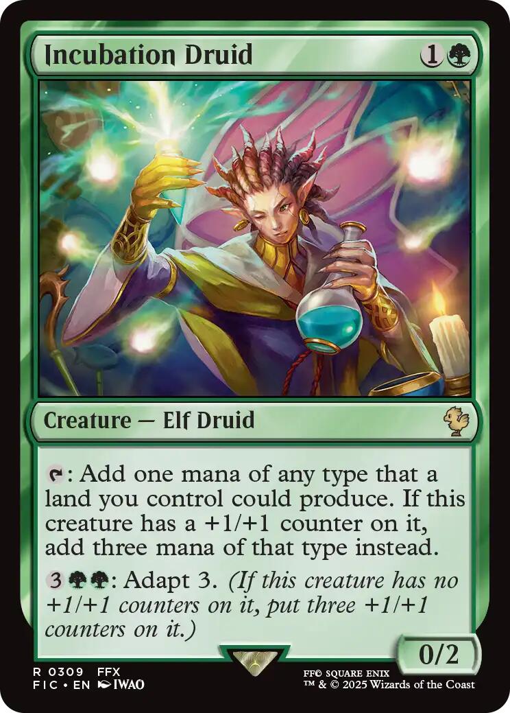 Incubation Druid (Surge Foil) [FINAL FANTASY Commander] | Exor Games Dartmouth