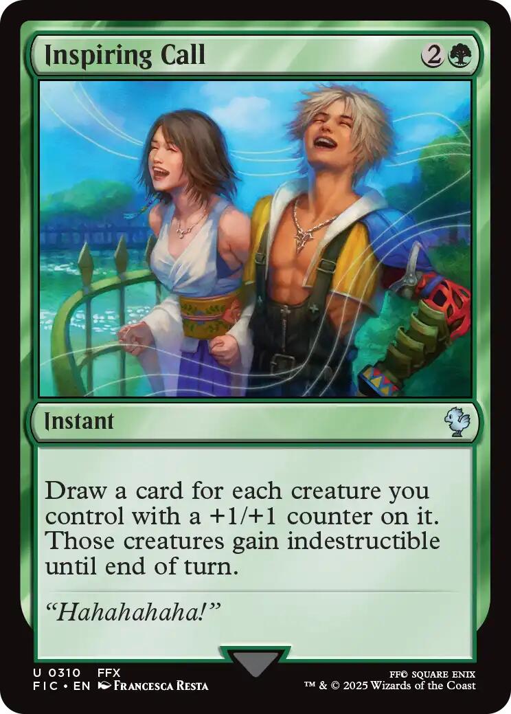 Inspiring Call (Surge Foil) [FINAL FANTASY Commander] | Exor Games Dartmouth