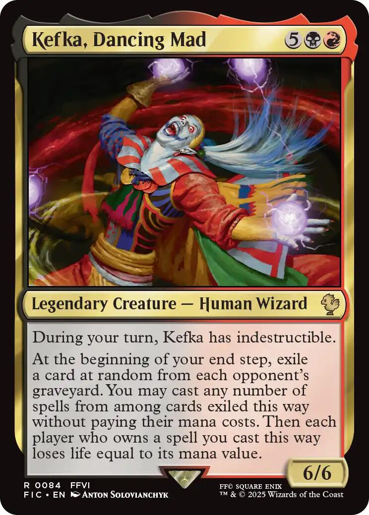 Kefka, Dancing Mad (Surge Foil) [FINAL FANTASY Commander] | Exor Games Dartmouth