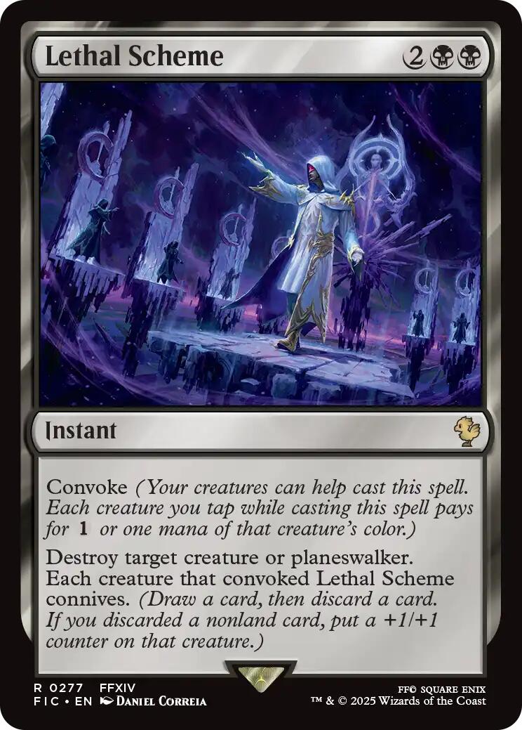 Lethal Scheme (Surge Foil) [FINAL FANTASY Commander] | Exor Games Dartmouth