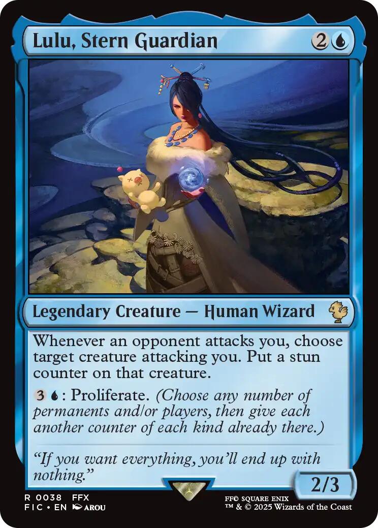 Lulu, Stern Guardian (Surge Foil) [FINAL FANTASY Commander] | Exor Games Dartmouth