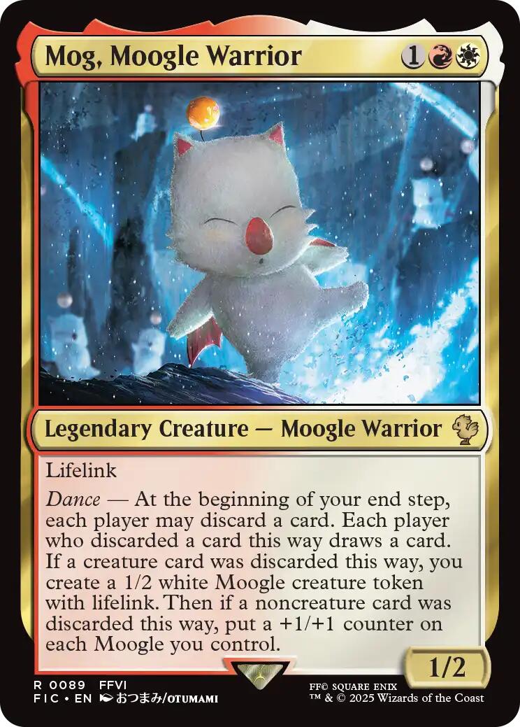 Mog, Moogle Warrior (Surge Foil) [FINAL FANTASY Commander] | Exor Games Dartmouth