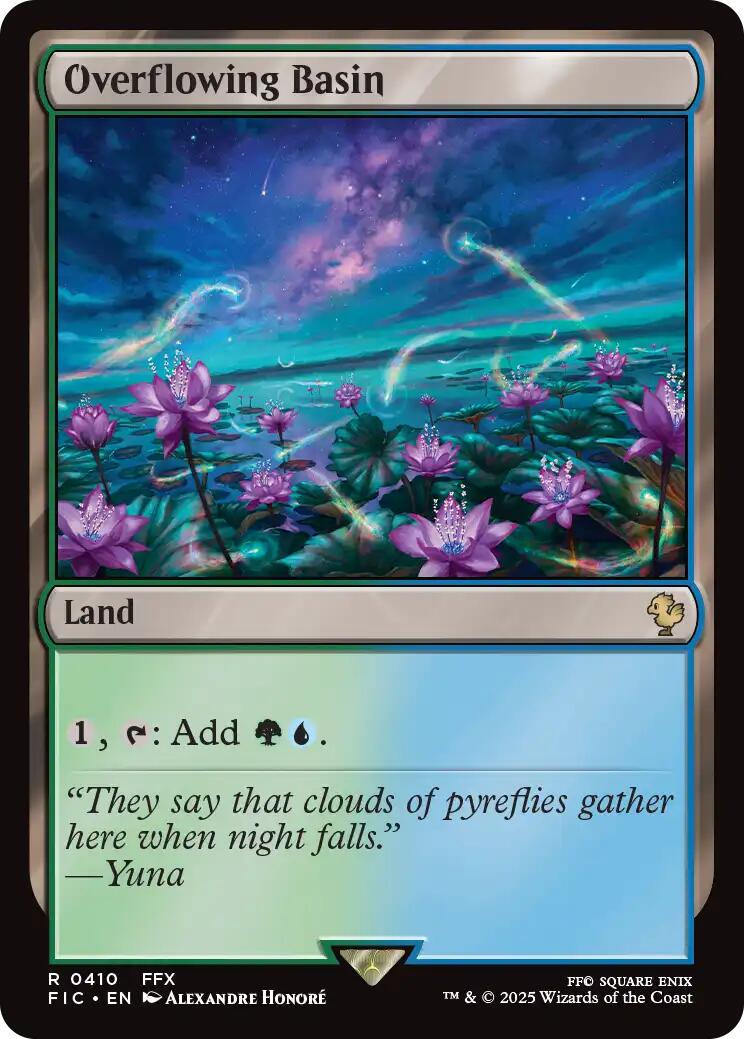 Overflowing Basin (Surge Foil) [FINAL FANTASY Commander] | Exor Games Dartmouth