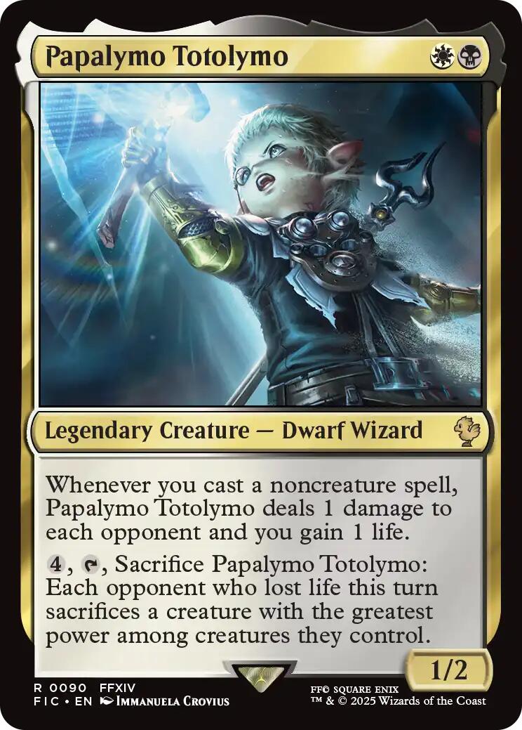 Papalymo Totolymo (Surge Foil) [FINAL FANTASY Commander] | Exor Games Dartmouth