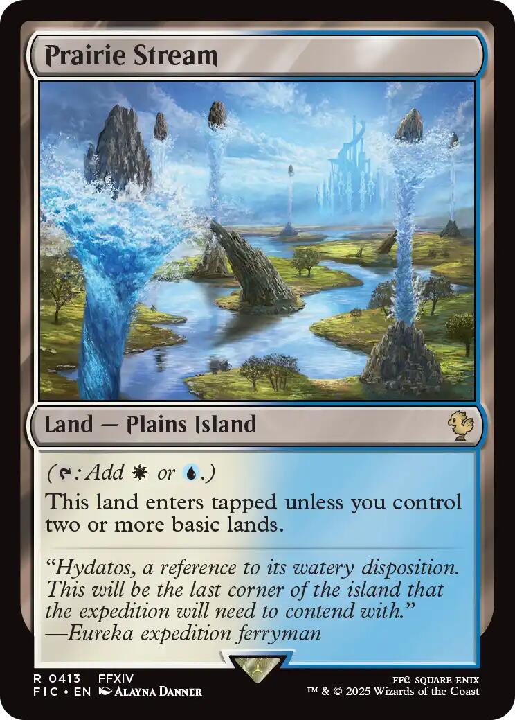 Prairie Stream (Surge Foil) [FINAL FANTASY Commander] | Exor Games Dartmouth