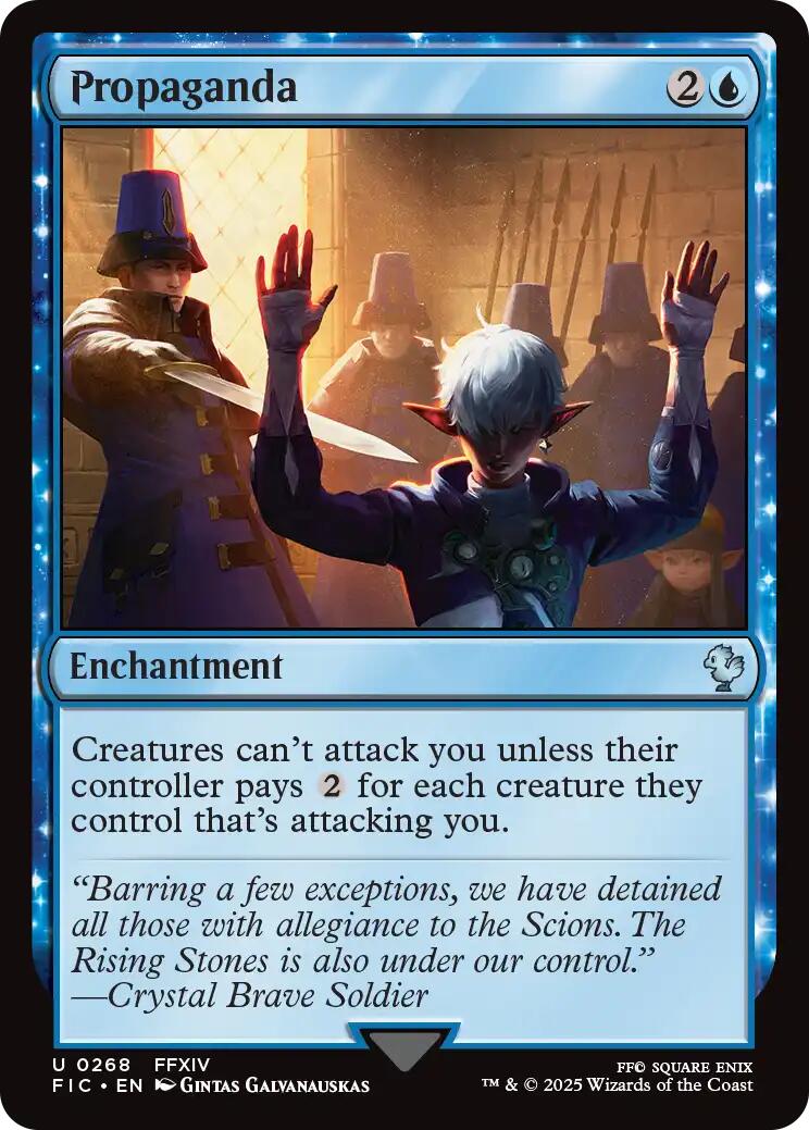 Propaganda (Surge Foil) [FINAL FANTASY Commander] | Exor Games Dartmouth