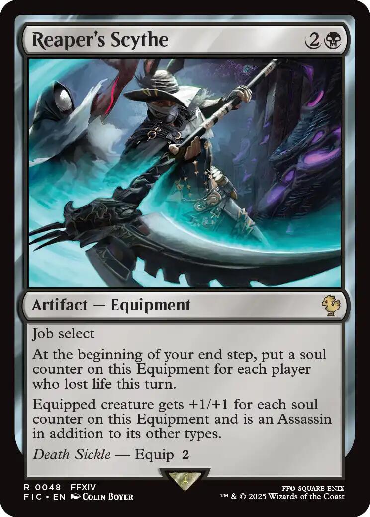 Reaper's Scythe (Surge Foil) [FINAL FANTASY Commander] | Exor Games Dartmouth