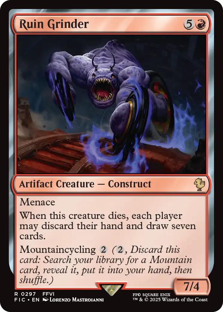 Ruin Grinder (Surge Foil) [FINAL FANTASY Commander] | Exor Games Dartmouth