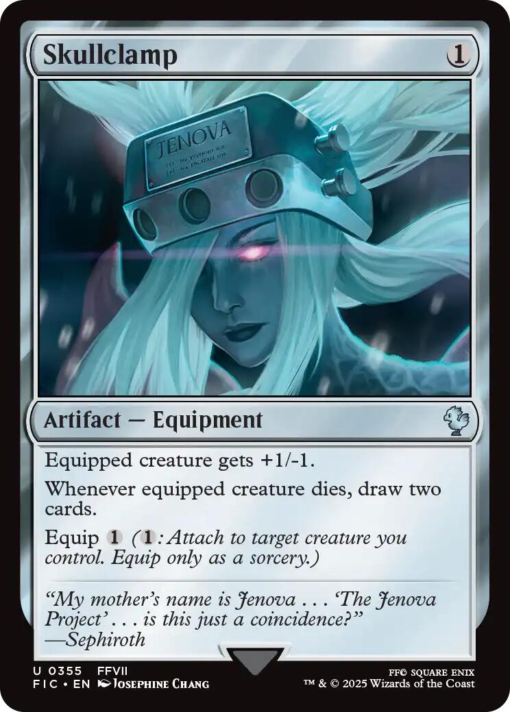 Skullclamp (Surge Foil) [FINAL FANTASY Commander] | Exor Games Dartmouth