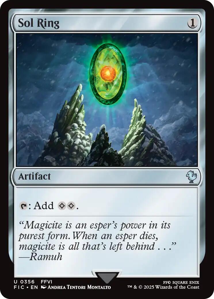 Sol Ring (0356) (Surge Foil) [FINAL FANTASY Commander] | Exor Games Dartmouth