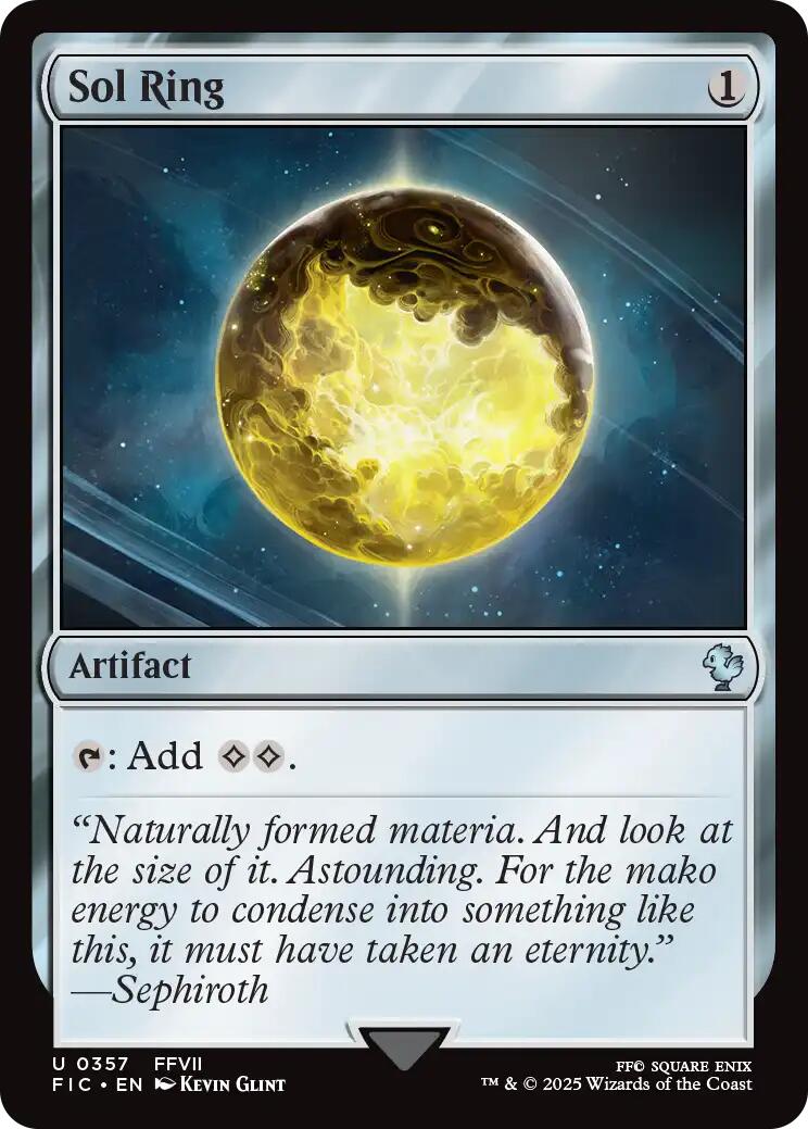 Sol Ring (0357) (Surge Foil) [FINAL FANTASY Commander] | Exor Games Dartmouth