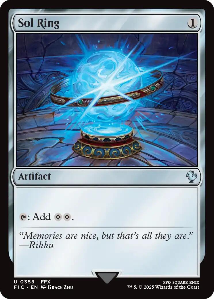 Sol Ring (0358) (Surge Foil) [FINAL FANTASY Commander] | Exor Games Dartmouth