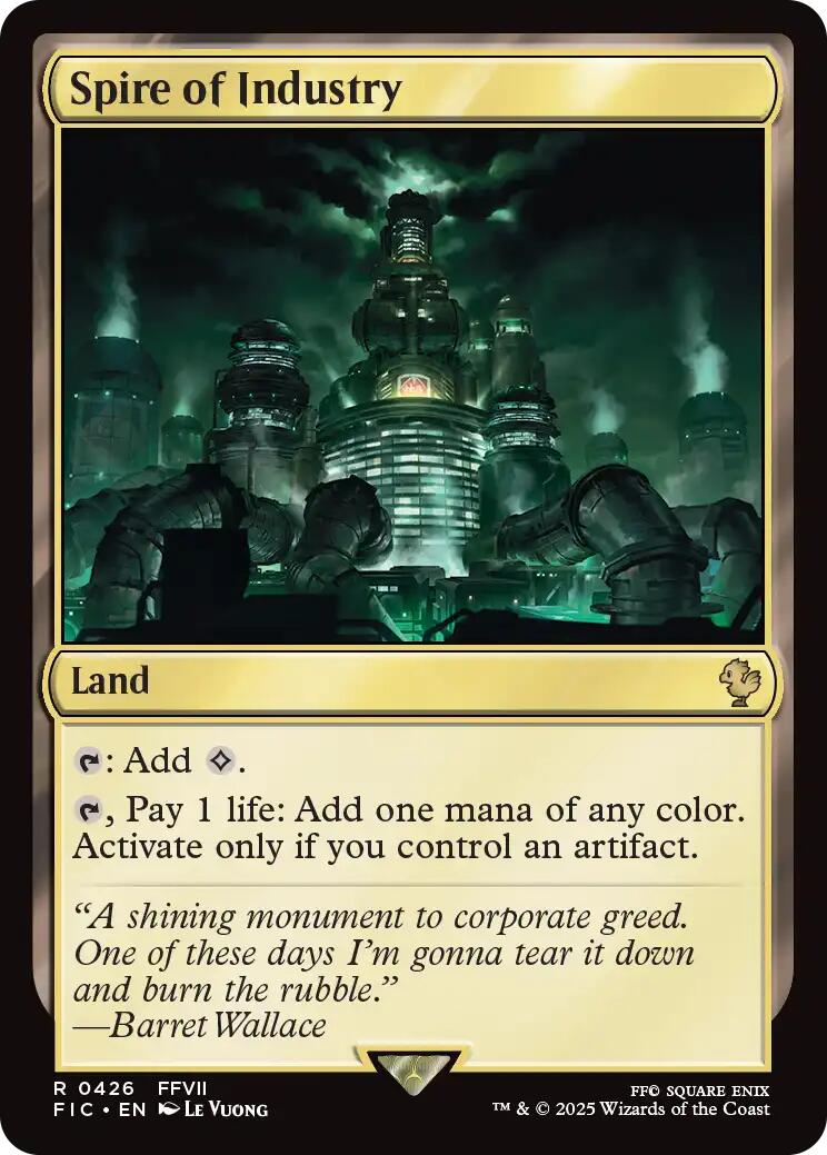 Spire of Industry (Surge Foil) [FINAL FANTASY Commander] | Exor Games Dartmouth