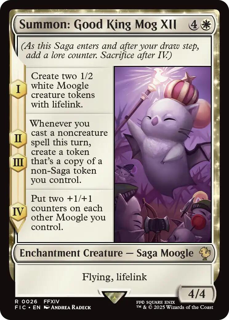 Summon: Good King Mog XII (Surge Foil) [FINAL FANTASY Commander] | Exor Games Dartmouth