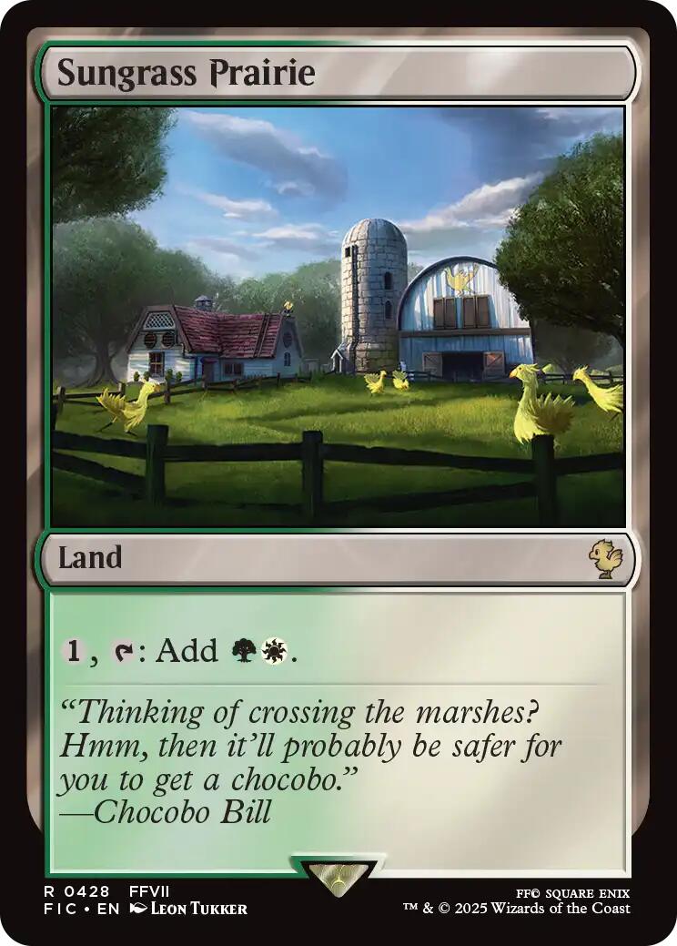 Sungrass Prairie (Surge Foil) [FINAL FANTASY Commander] | Exor Games Dartmouth