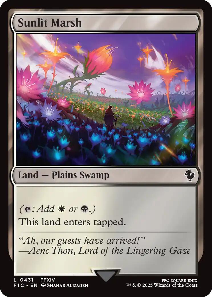 Sunlit Marsh (Surge Foil) [FINAL FANTASY Commander] | Exor Games Dartmouth