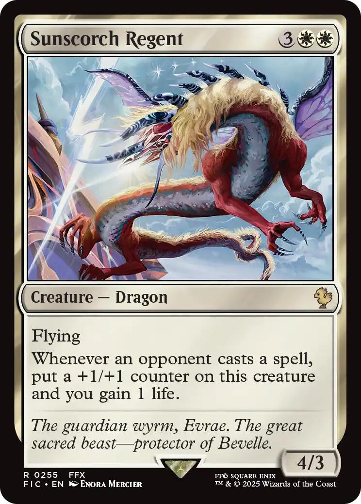 Sunscorch Regent (Surge Foil) [FINAL FANTASY Commander] | Exor Games Dartmouth