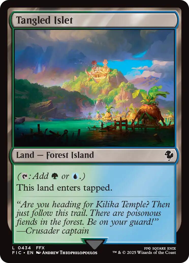 Tangled Islet (Surge Foil) [FINAL FANTASY Commander] | Exor Games Dartmouth