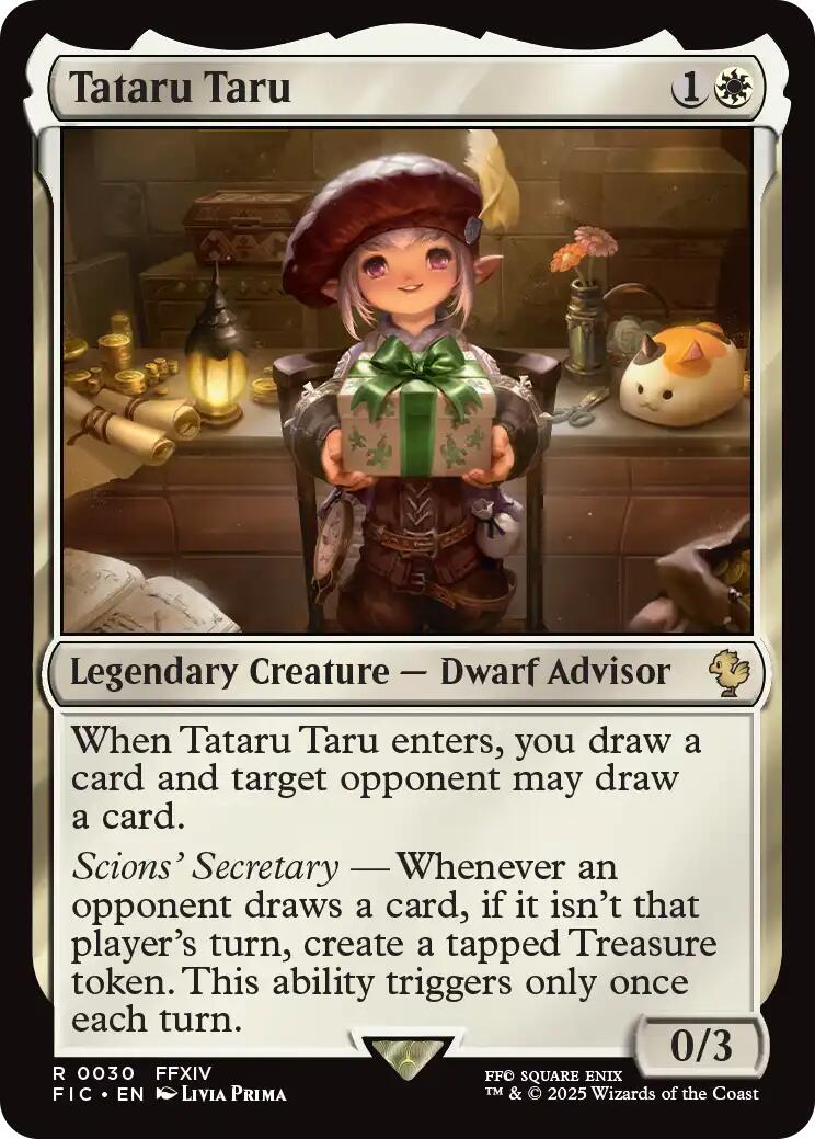Tataru Taru (Surge Foil) [FINAL FANTASY Commander] | Exor Games Dartmouth