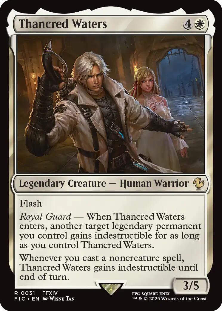 Thancred Waters (Surge Foil) [FINAL FANTASY Commander] | Exor Games Dartmouth