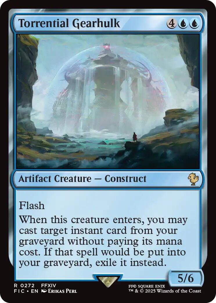 Torrential Gearhulk (Surge Foil) [FINAL FANTASY Commander] | Exor Games Dartmouth