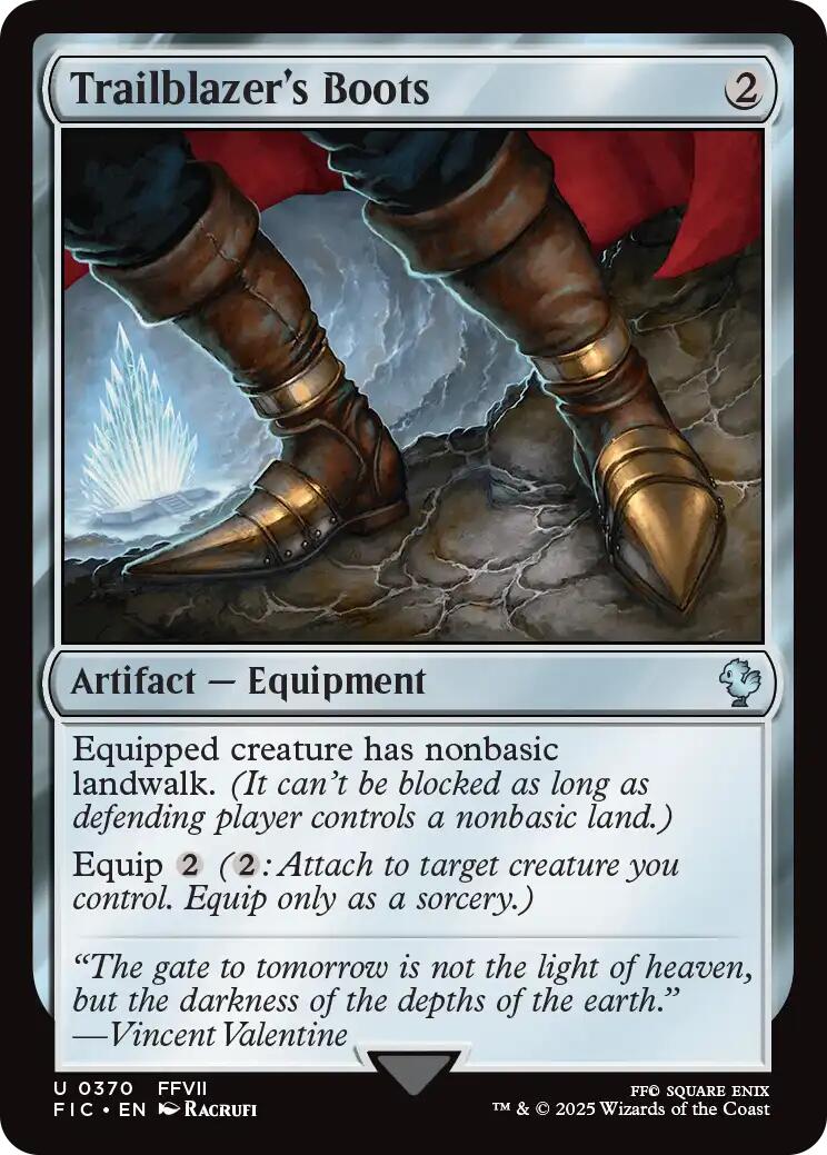 Trailblazer's Boots (Surge Foil) [FINAL FANTASY Commander] | Exor Games Dartmouth