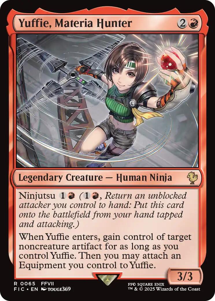 Yuffie, Materia Hunter (Surge Foil) [FINAL FANTASY Commander] | Exor Games Dartmouth